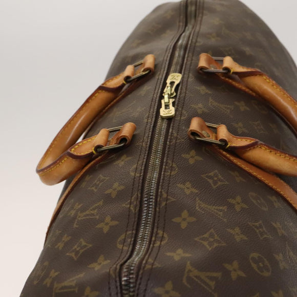 LOUIS VUITTON Monogram Keepall 55 Boston Bag M41424 LV Auth 128983