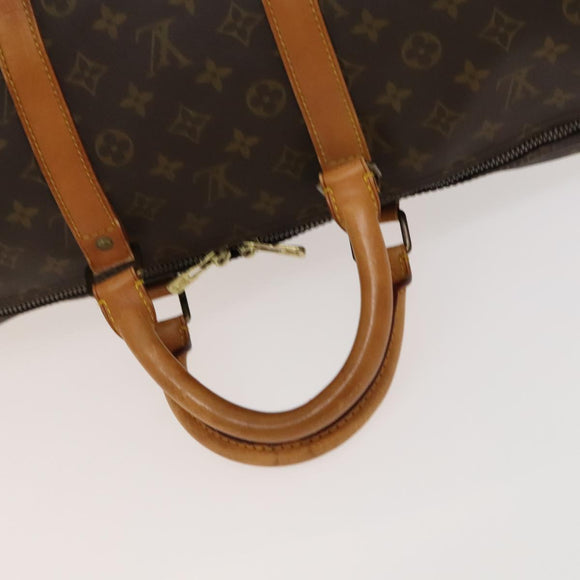 LOUIS VUITTON Monogram Keepall 55 Boston Bag M41424 LV Auth 128983