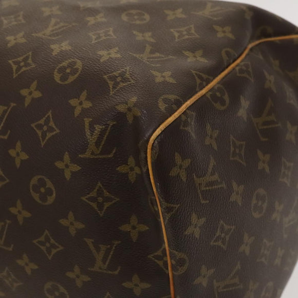 LOUIS VUITTON Monogram Keepall 55 Boston Bag M41424 LV Auth 128984