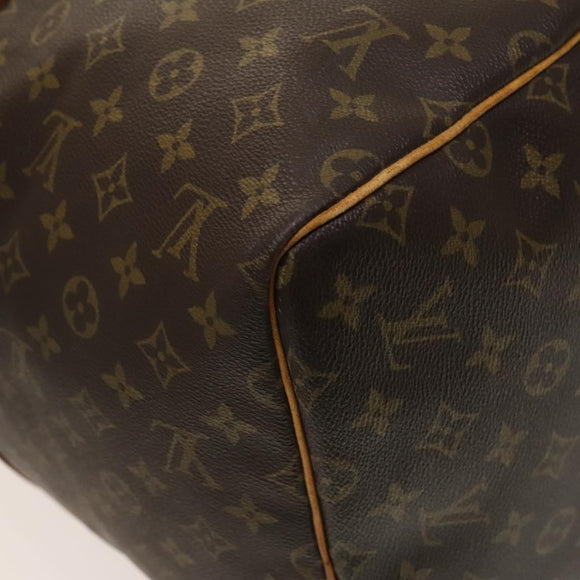 LOUIS VUITTON Monogram Keepall 55 Boston Bag M41424 LV Auth 128984