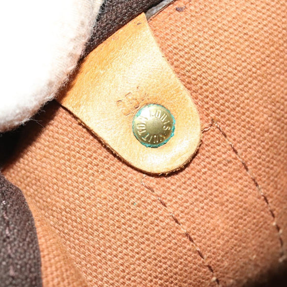 LOUIS VUITTON Monogram Keepall 55 Boston Bag M41424 LV Auth 128984