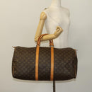 LOUIS VUITTON Monogram Keepall 55 Boston Bag M41424 LV Auth 128984-22