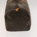 LOUIS VUITTON Monogram Keepall 55 Boston Bag M41424 LV Auth 128984-3