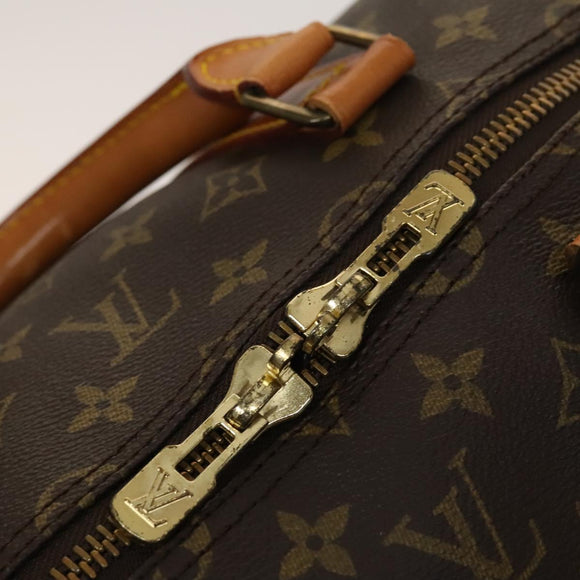LOUIS VUITTON Monogram Keepall 55 Boston Bag M41424 LV Auth 128986