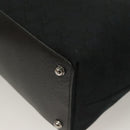 GUCCI GG Canvas Tote Bag Black 139552 Auth 128993-16