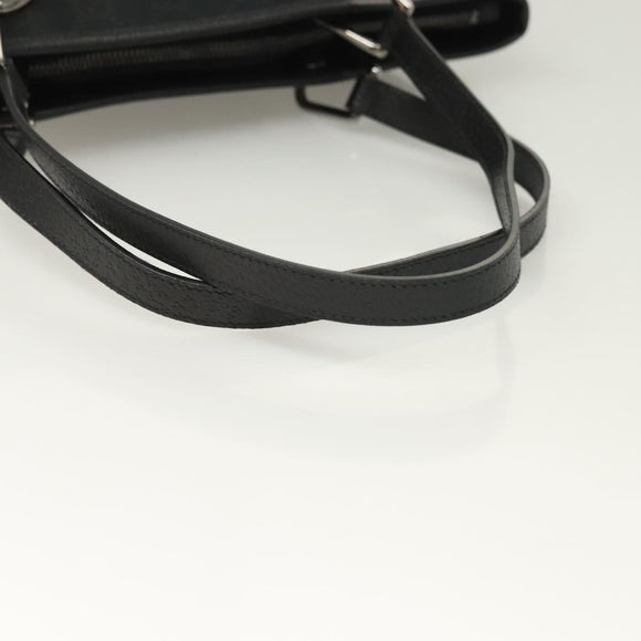 GUCCI GG Canvas Tote Bag Black 139552 Auth 128993