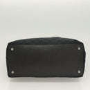 GUCCI GG Canvas Tote Bag Black 139552 Auth 128993-5