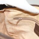 GUCCI GG Supreme Web Sherry Line Bag PVC Beige Gold 89 02 077 Auth 128995-22