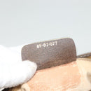 GUCCI GG Supreme Web Sherry Line Bag PVC Beige Gold 89 02 077 Auth 128995-12