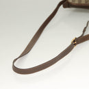 GUCCI GG Supreme Web Sherry Line Bag PVC Beige Gold 89 02 077 Auth 128995-7