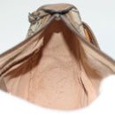 GUCCI GG Supreme Web Sherry Line Bag PVC Beige Gold 89 02 032 Auth 128996-20