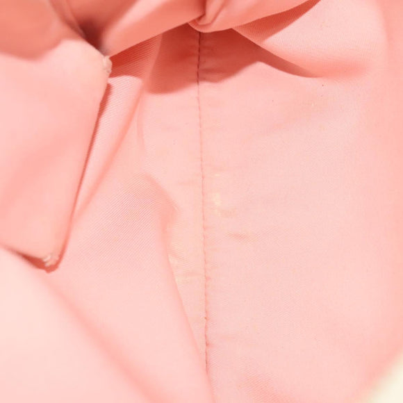 GUCCI GG Canvas Sherry Line Shoulder Bag Pink Gold Auth 128997