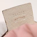 GUCCI GG Canvas Sherry Line Shoulder Bag Pink Gold Auth 128997-12