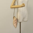 GUCCI GG Canvas Sherry Line Shoulder Bag Pink Gold Auth 128997-22