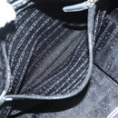 CELINE Tote Bag Leather Silver Auth 129002-20