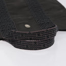 HERMES Her Line PM Backpack Canvas Gray Silver Auth 129003-7