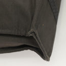 HERMES Her Line MM Hand Bag Canvas Gray Auth 129004-16