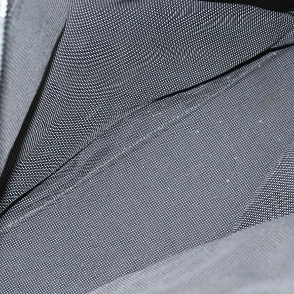 HERMES Her Line MM Hand Bag Canvas Gray Auth 129004