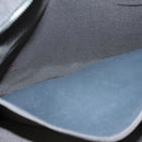 HERMES Her Line MM Hand Bag Canvas Gray Auth 129004-12