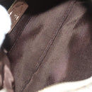 BALLY Shoulder Bag Leather Champagne Gold Auth 129006-11