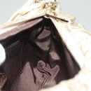 BALLY Shoulder Bag Leather Champagne Gold Auth 129006-19