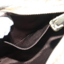 BALLY Shoulder Bag Leather Champagne Gold Auth 129006-21