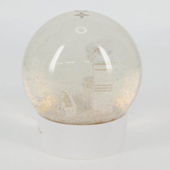 LOUIS VUITTON Vivienne Snow Globe VIP Only Clear White LV Auth 129009M
