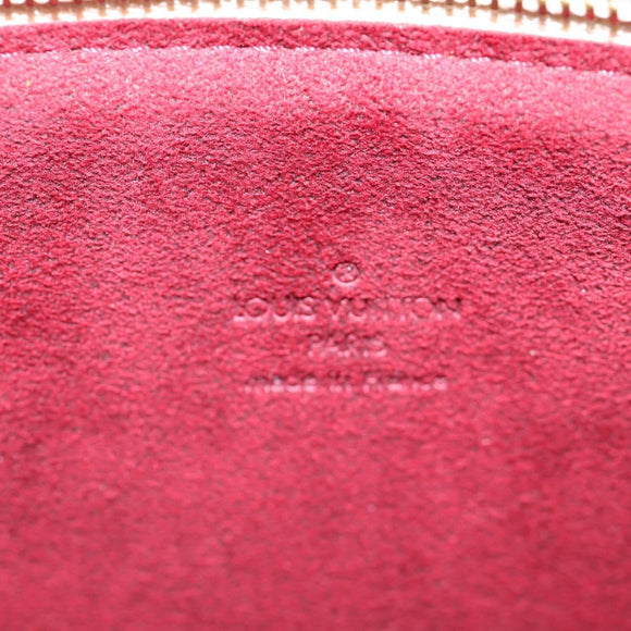 LOUIS VUITTON Multicolor Pochette Accessoires Pouch White M92649 LV Auth 129011V