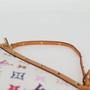 LOUIS VUITTON Multicolor Pochette Accessoires Pouch White M92649 LV Auth 129011V-14
