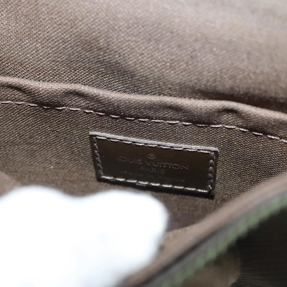 LOUIS VUITTON Taiga Saratov PM Shoulder Bag Grizzly M30898 LV Auth 129021