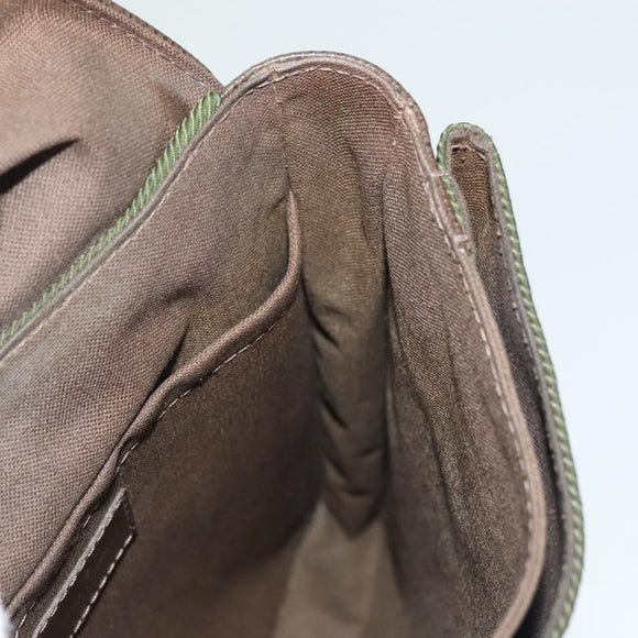 LOUIS VUITTON Taiga Saratov PM Shoulder Bag Grizzly M30898 LV Auth 129021