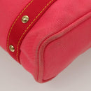LOUIS VUITTON Antigua Cabas MM Tote Bag Pink M40085 LV Auth 129032-16