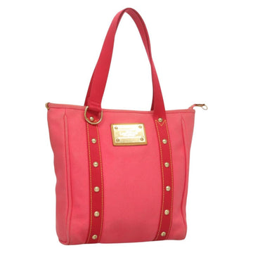 LOUIS VUITTON Antigua Cabas MM Tote Bag Pink M40085 LV Auth 129032