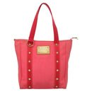 LOUIS VUITTON Antigua Cabas MM Tote Bag Pink M40085 LV Auth 129032-13