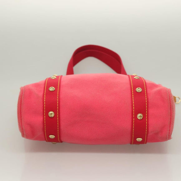 LOUIS VUITTON Antigua Cabas MM Tote Bag Pink M40085 LV Auth 129032