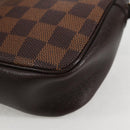 LOUIS VUITTON Damier Ebene Trousse Makeup Pouch N51982 LV Auth 129046V-15