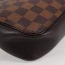 LOUIS VUITTON Damier Ebene Trousse Makeup Pouch N51982 LV Auth 129046V-16