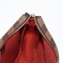 LOUIS VUITTON Damier Ebene Trousse Makeup Pouch N51982 LV Auth 129046V-20