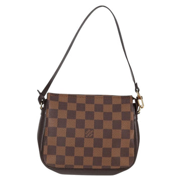 LOUIS VUITTON Damier Ebene Trousse Makeup Pouch N51982 LV Auth 129046V - 0