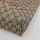 GUCCI GG Supreme Web Sherry Line Tote Bag PVC Beige Red 40 02 003 Auth 129047-9