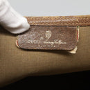 GUCCI GG Supreme Web Sherry Line Tote Bag PVC Beige Red 40 02 003 Auth 129047-17