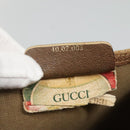 GUCCI GG Supreme Web Sherry Line Tote Bag PVC Beige Red 40 02 003 Auth 129047-12