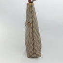 GUCCI GG Supreme Web Sherry Line Tote Bag PVC Beige Red 40 02 003 Auth 129047-4