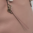 GUCCI Brie Shoulder Bag Leather Gold Pink 323673 Auth 129062-17