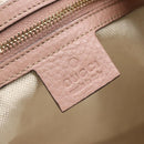 GUCCI Brie Shoulder Bag Leather Gold Pink 323673 Auth 129062-18