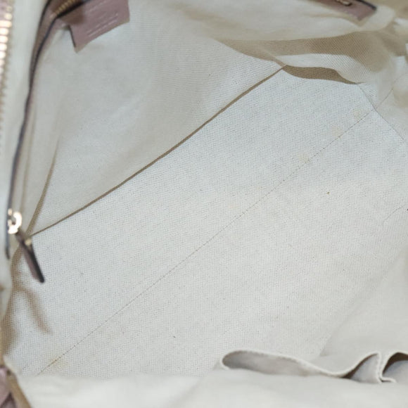 GUCCI Brie Shoulder Bag Leather Gold Pink 323673 Auth 129062