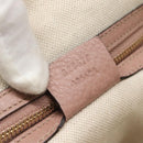 GUCCI Brie Shoulder Bag Leather Gold Pink 323673 Auth 129062-12