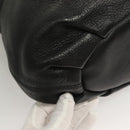 MCM Vicetos Logogram Hand Bag Leather 2way Black Auth 129065-15