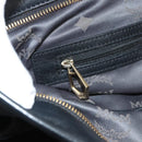 MCM Vicetos Logogram Hand Bag Leather 2way Black Auth 129065-20