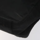 PRADA Shoulder Bag Nylon Black Silver Auth 129067-9
